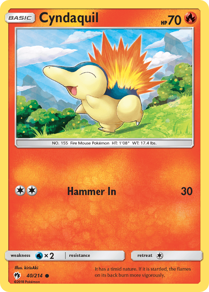 Cyndaquil from Lost Thunder
