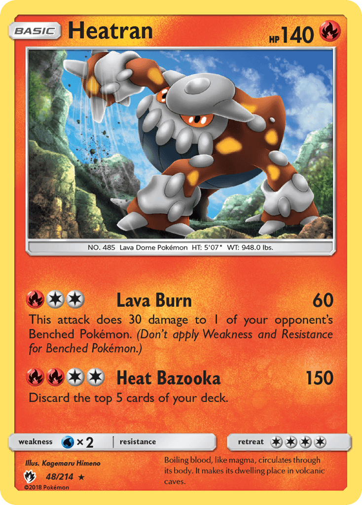 Heatran from Lost Thunder