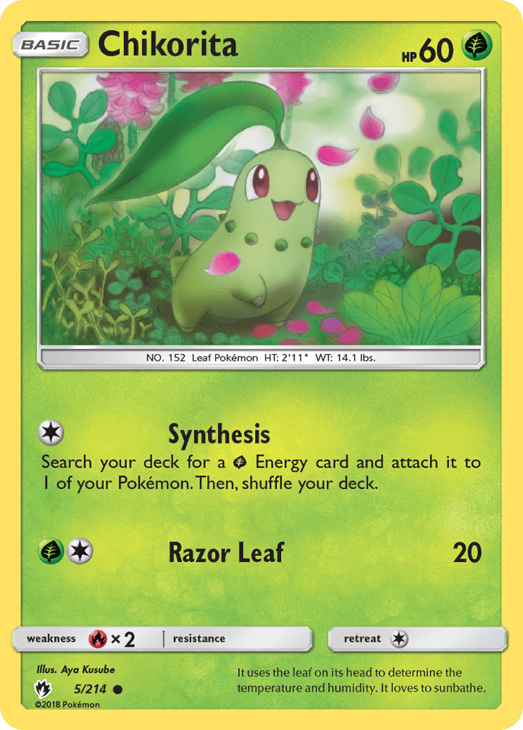 Chikorita from Lost Thunder