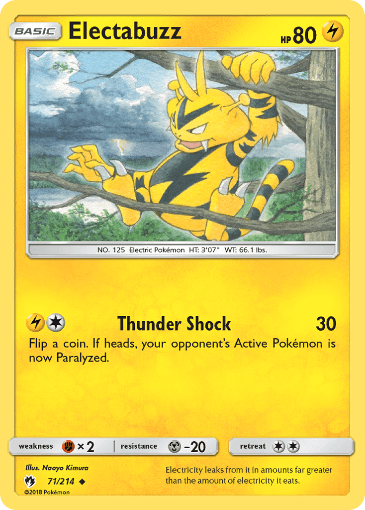 Electabuzz from Lost Thunder