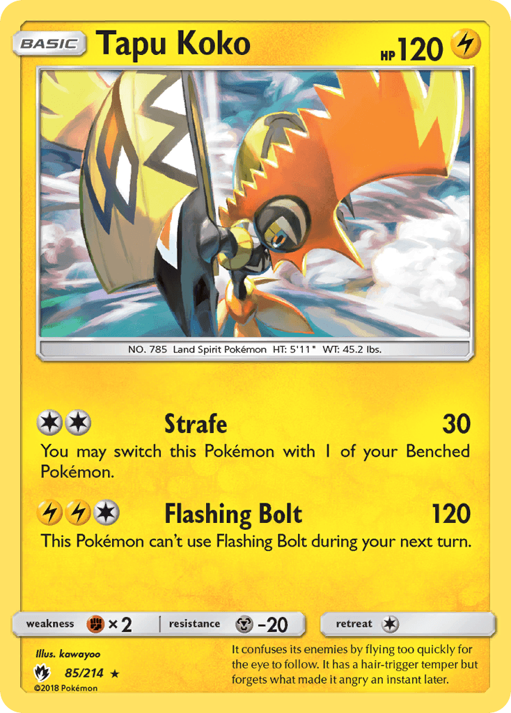 Tapu Koko from Lost Thunder
