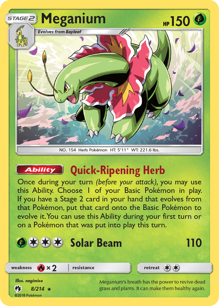 Meganium from Lost Thunder