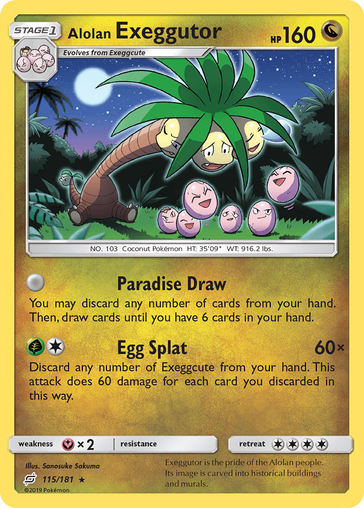 Alolan Exeggutor from Team Up