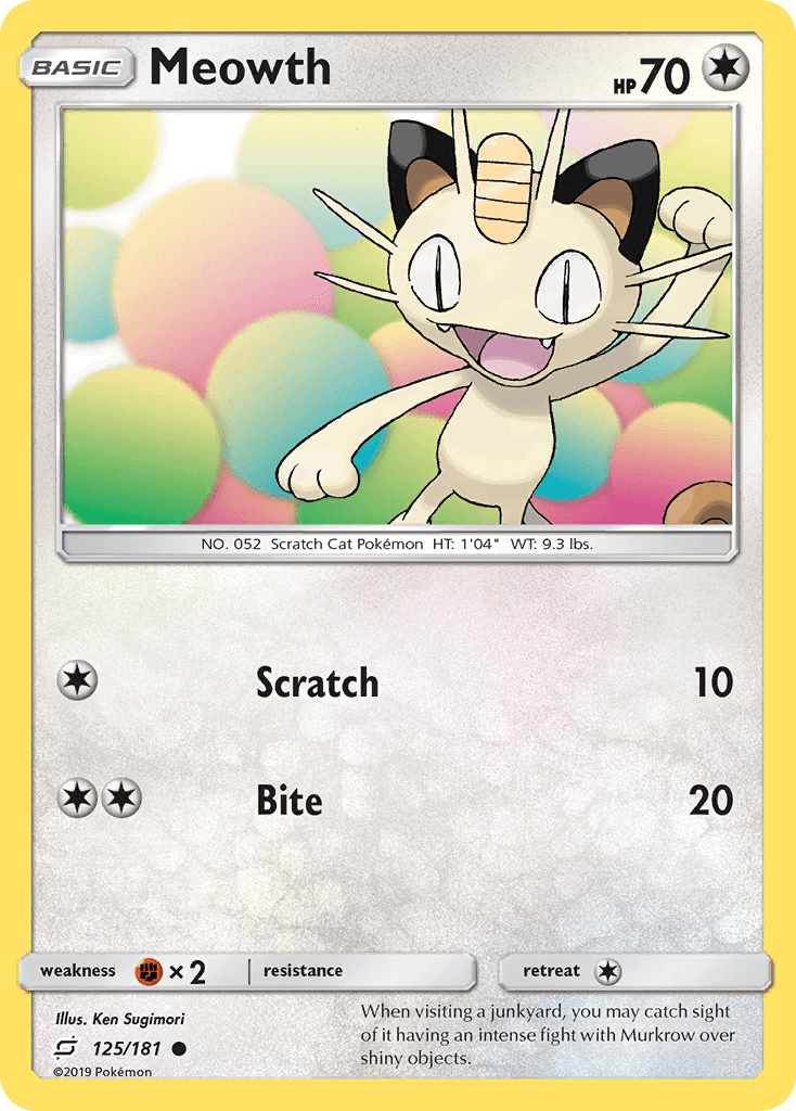 Meowth from Team Up