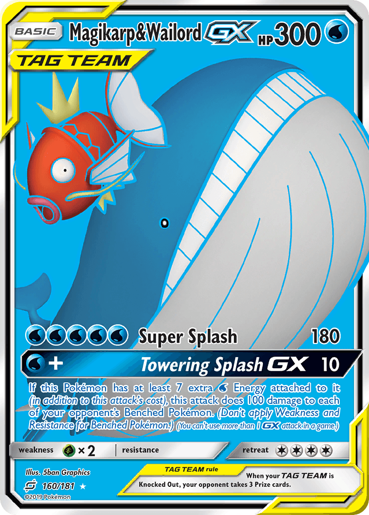 Magikarp & Wailord-GX from Team Up