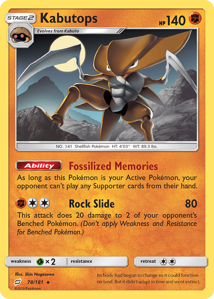 Kabutops from Team Up