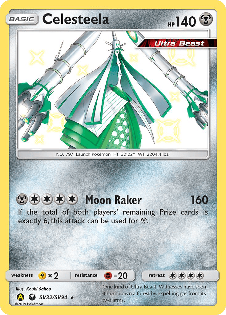 Celesteela from Hidden Fates Shiny Vault