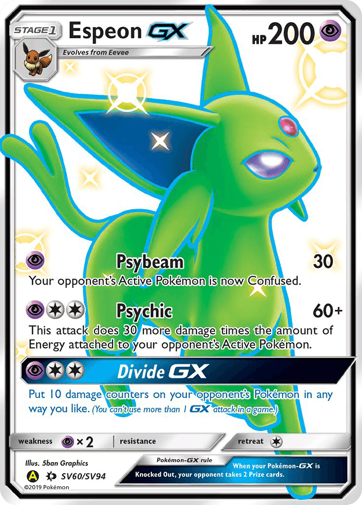 Espeon-GX from Hidden Fates Shiny Vault