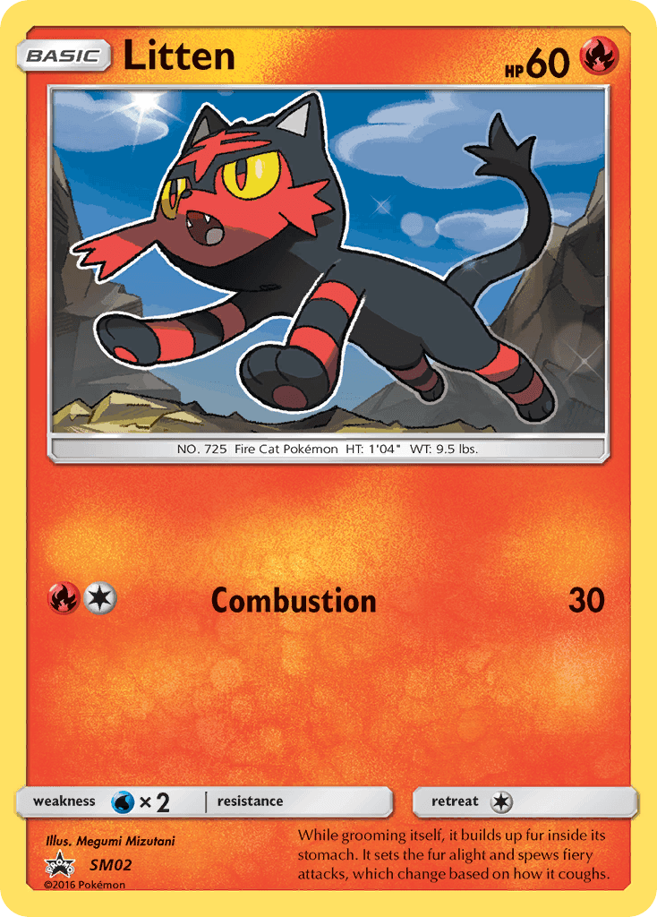 Litten from SM Black Star Promos