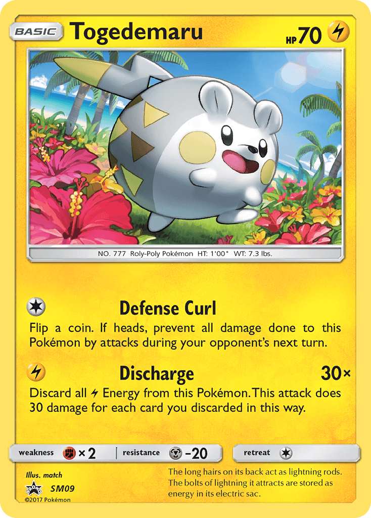 Togedemaru from SM Black Star Promos