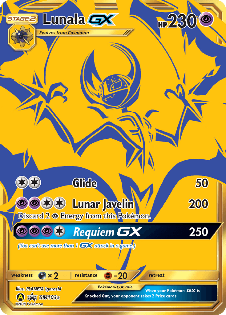 Lunala-GX from SM Black Star Promos
