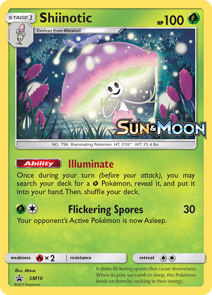 Shiinotic from SM Black Star Promos