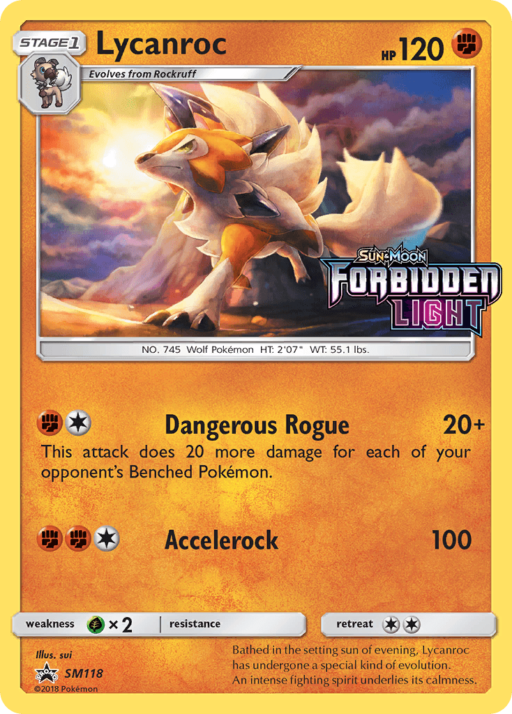 Lycanroc from SM Black Star Promos