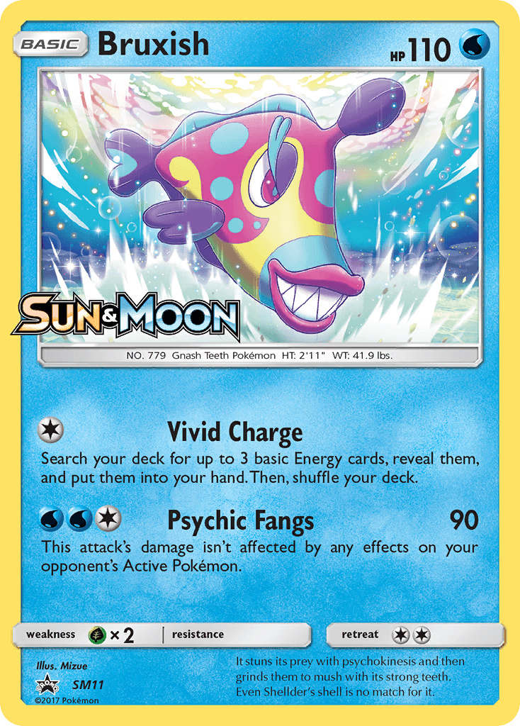 Bruxish from SM Black Star Promos