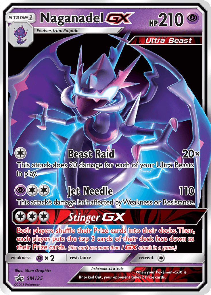Naganadel-GX from SM Black Star Promos