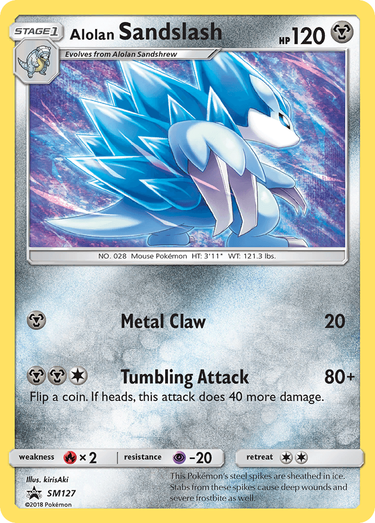 Alolan Sandslash from SM Black Star Promos