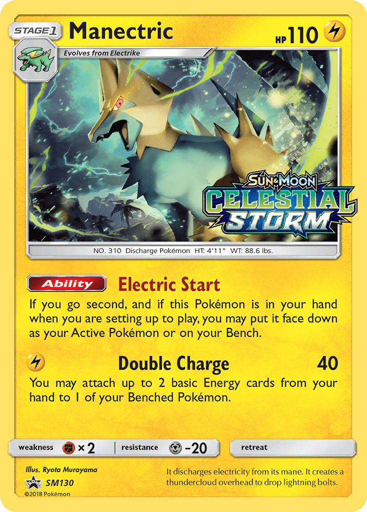 Manectric from SM Black Star Promos