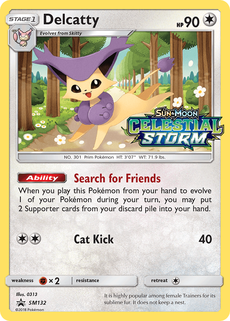Delcatty from SM Black Star Promos