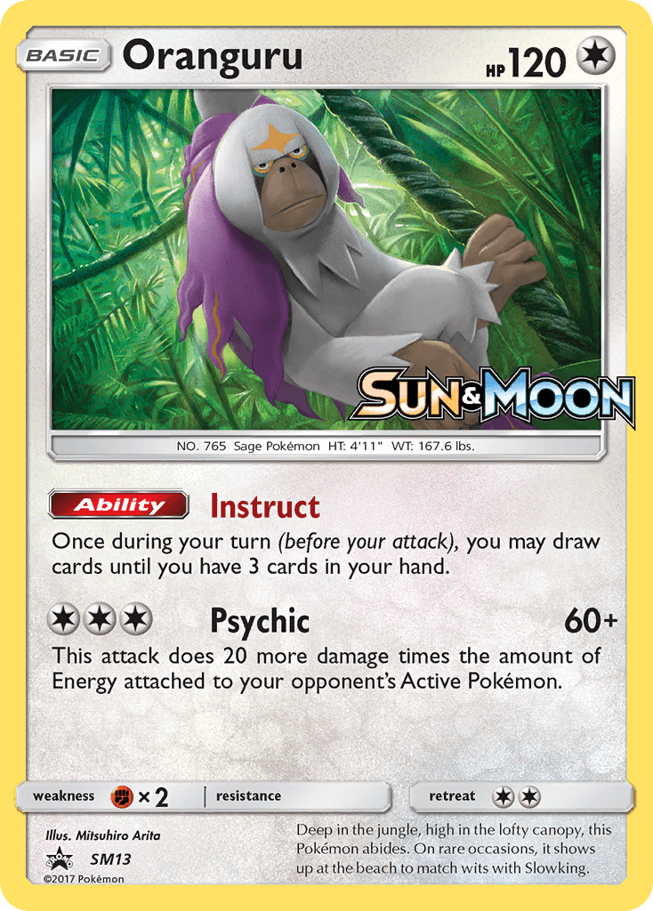 Oranguru from SM Black Star Promos