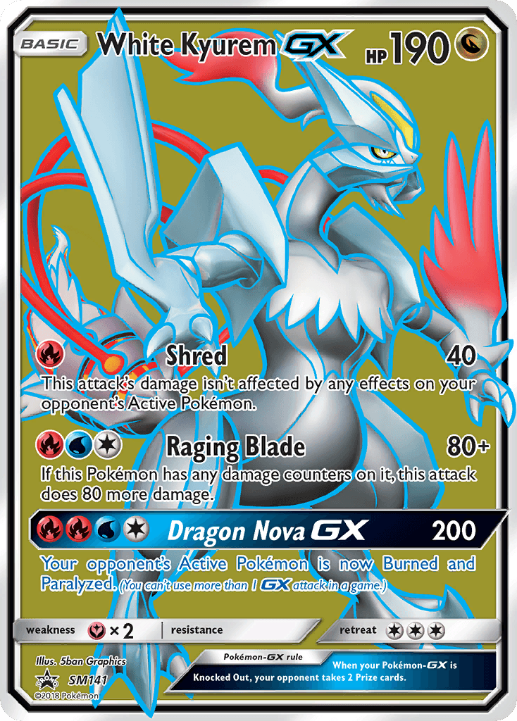 White Kyurem-GX from SM Black Star Promos