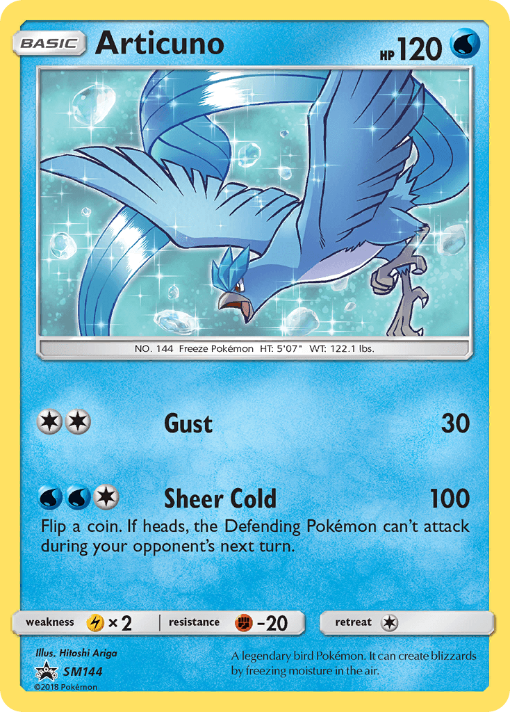 Articuno from SM Black Star Promos