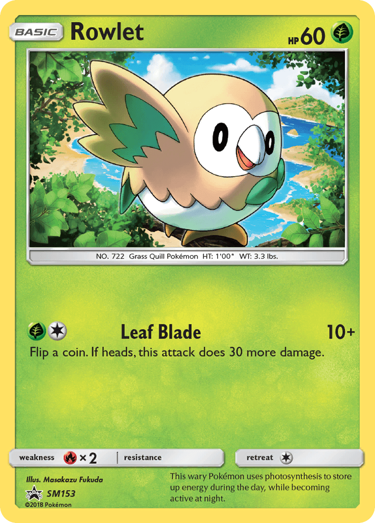 Rowlet from SM Black Star Promos