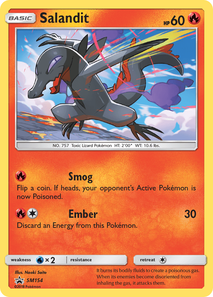 Salandit from SM Black Star Promos