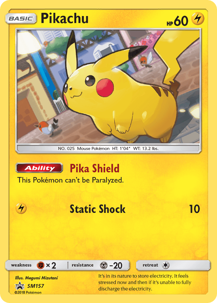 Pikachu from SM Black Star Promos