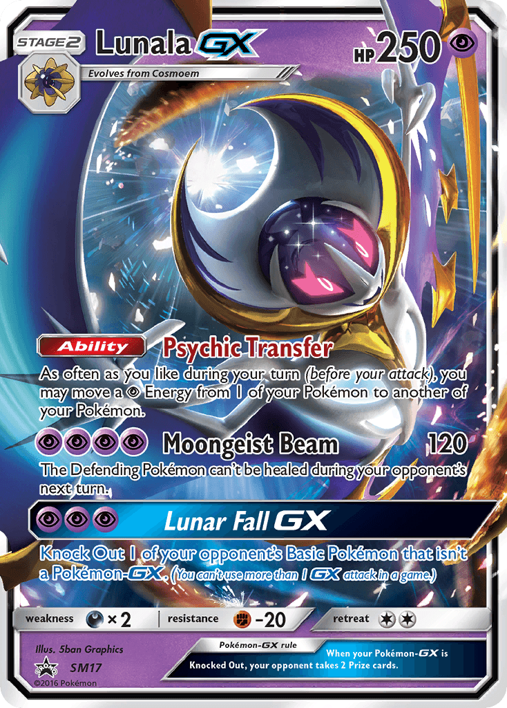 Lunala-GX from SM Black Star Promos