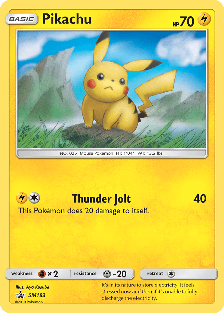 Pikachu from SM Black Star Promos