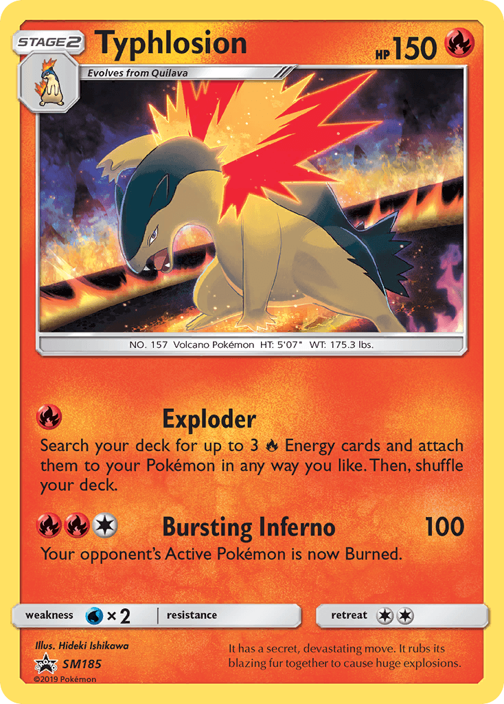 Typhlosion from SM Black Star Promos