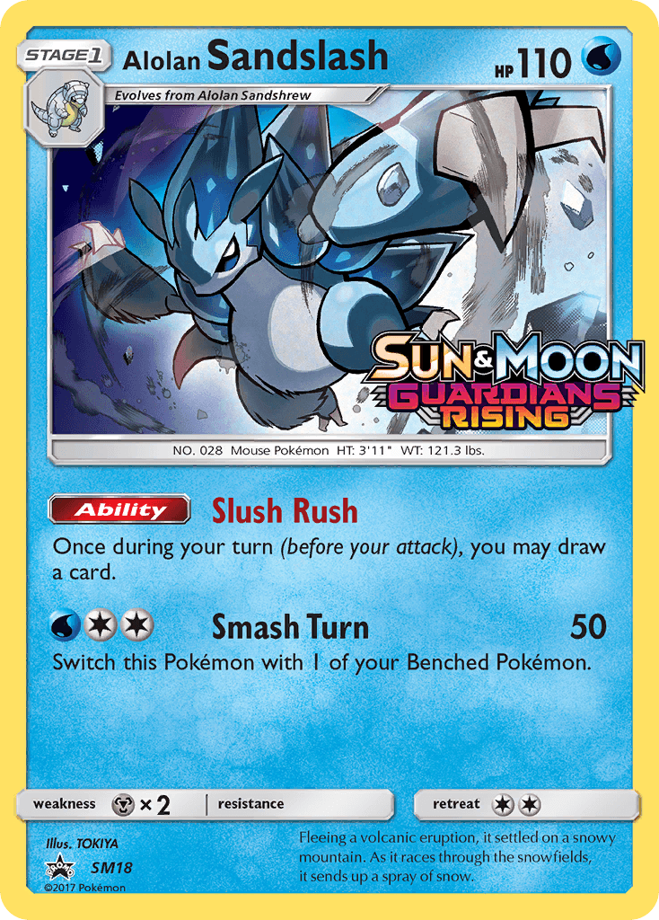 Alolan Sandslash from SM Black Star Promos