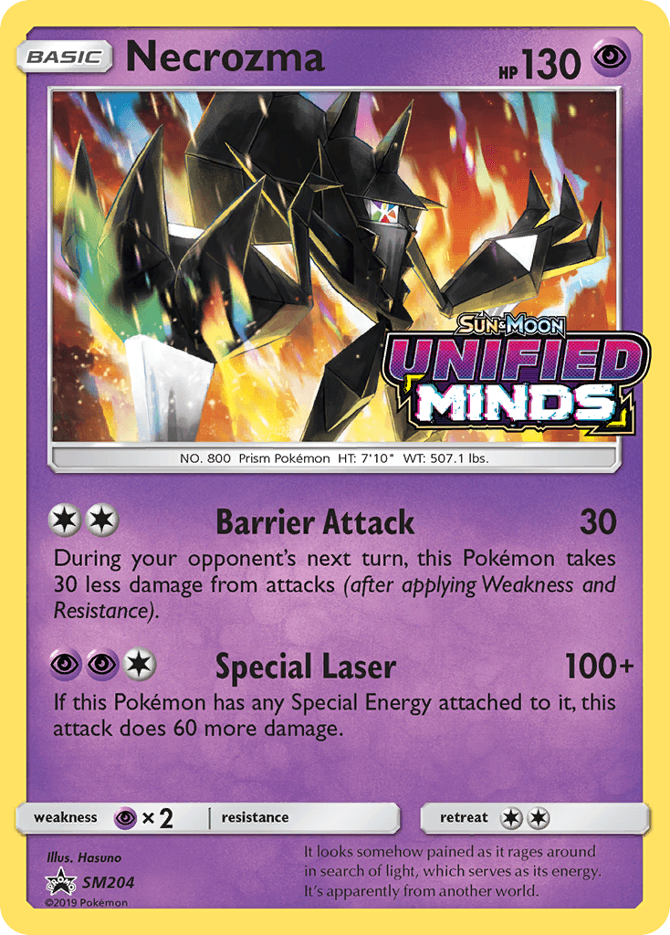 Necrozma from SM Black Star Promos