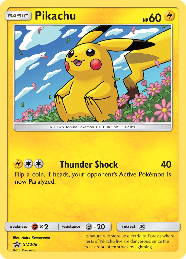 Pikachu from SM Black Star Promos