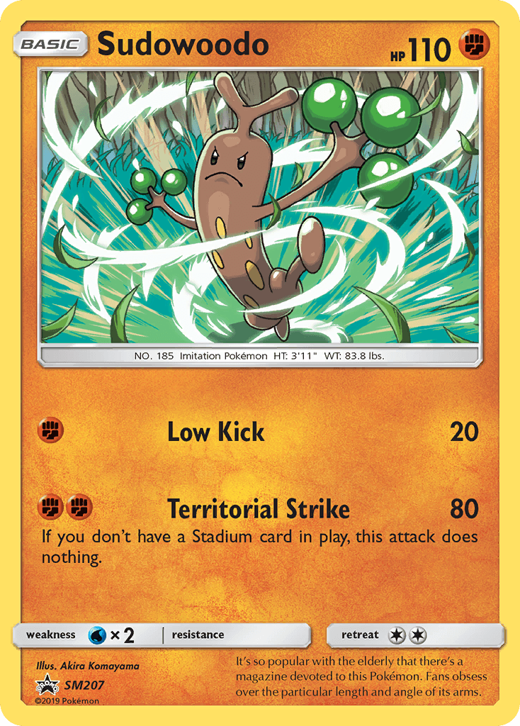Sudowoodo from SM Black Star Promos