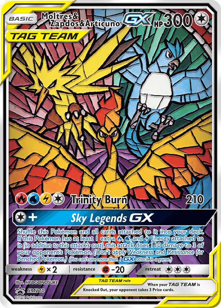 Moltres & Zapdos & Articuno-GX from SM Black Star Promos
