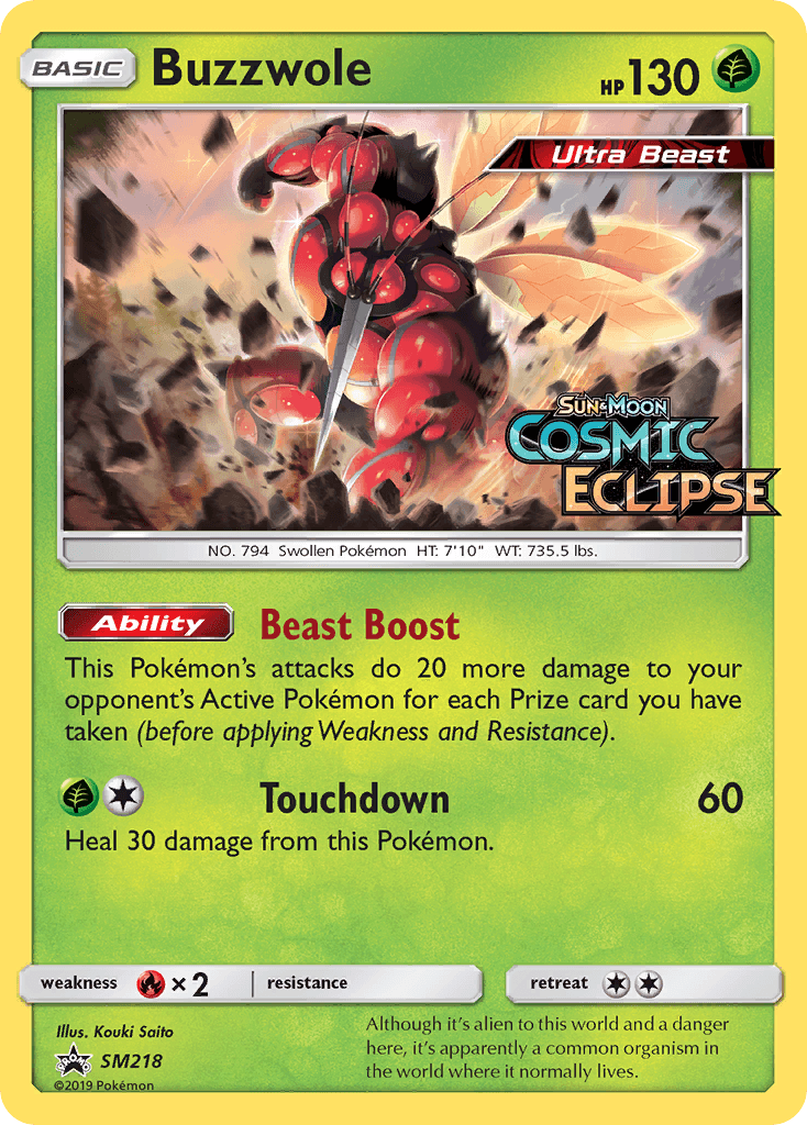 Buzzwole from SM Black Star Promos