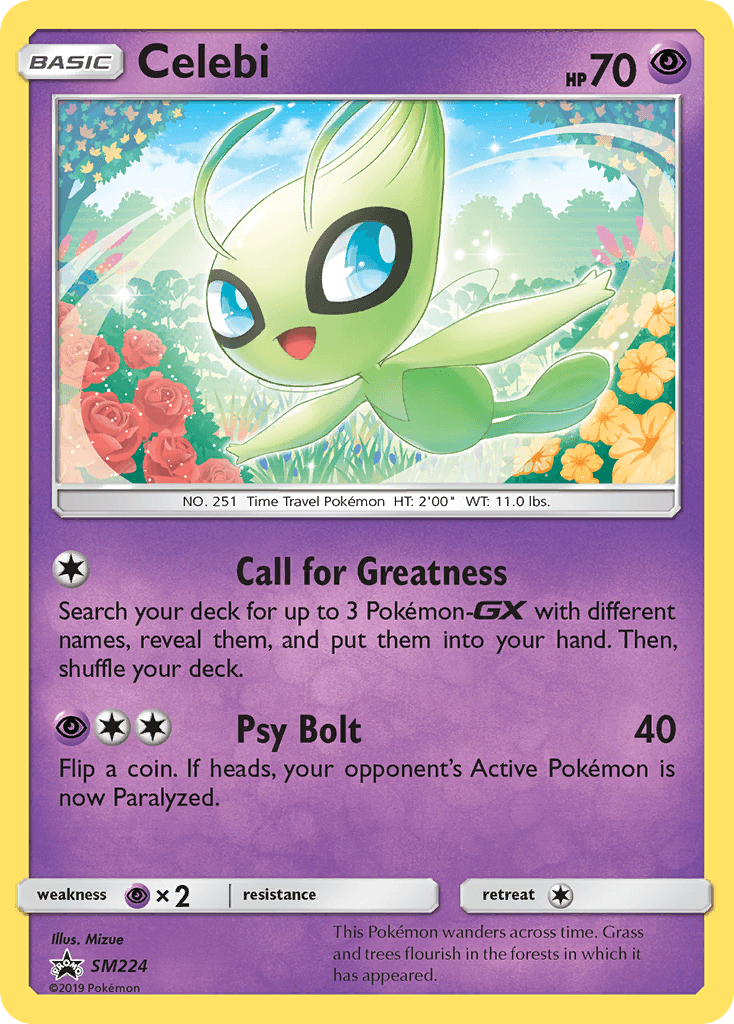Celebi from SM Black Star Promos