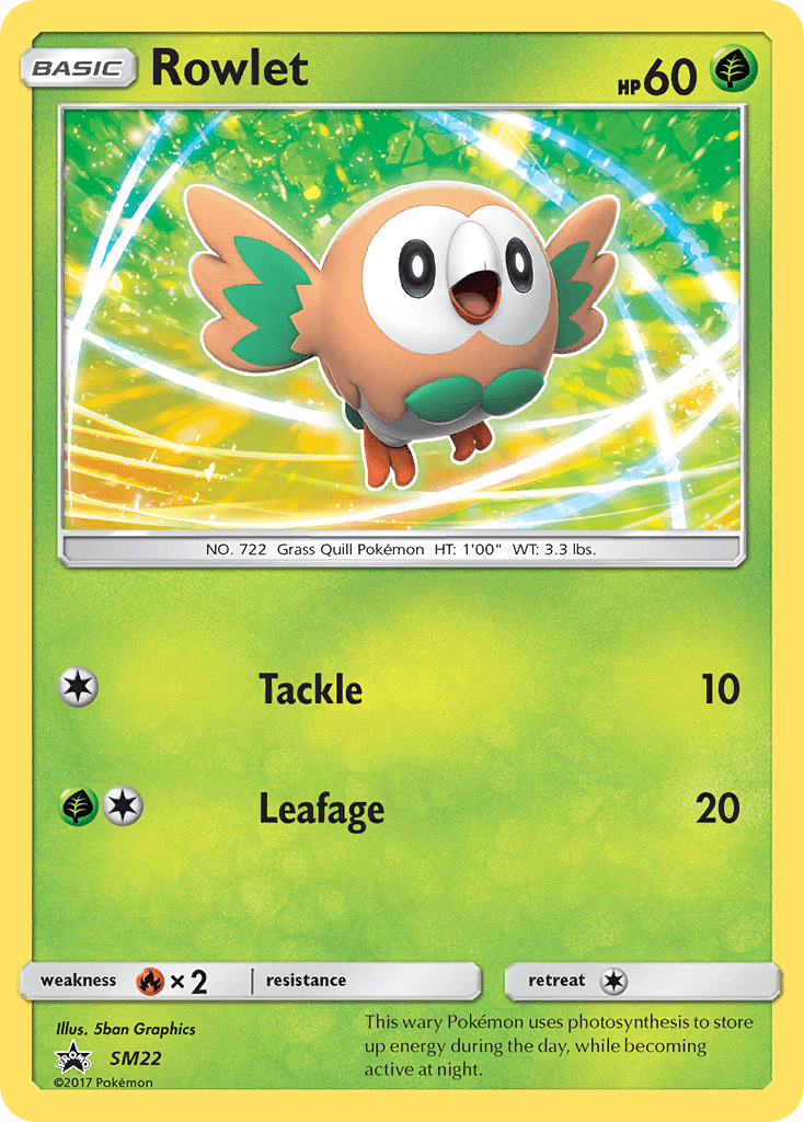 Rowlet from SM Black Star Promos