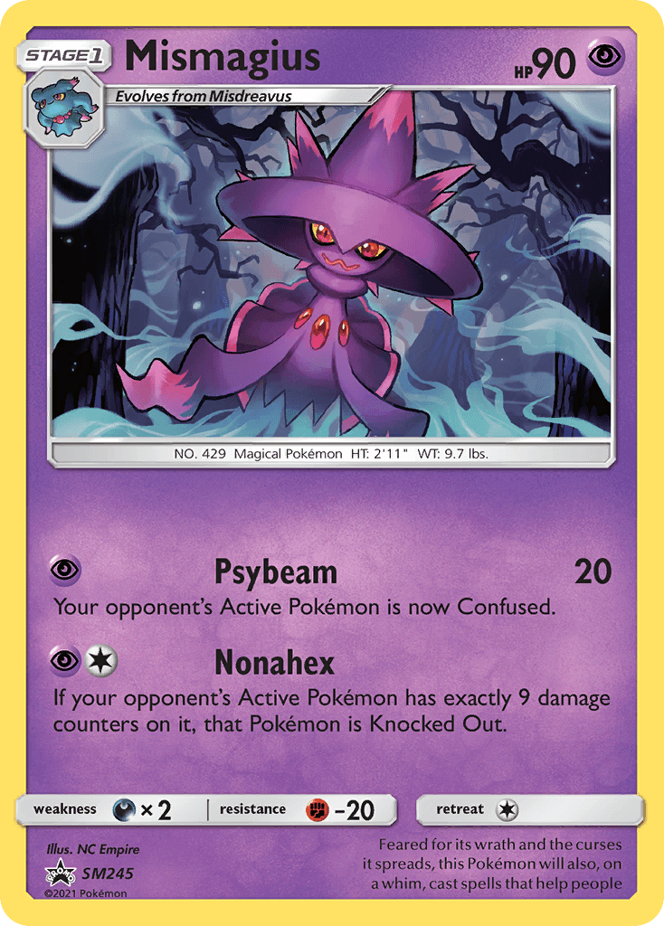 Mismagius from SM Black Star Promos