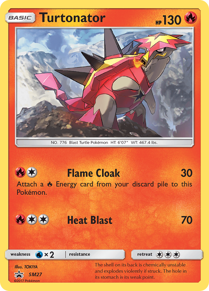 Turtonator from SM Black Star Promos