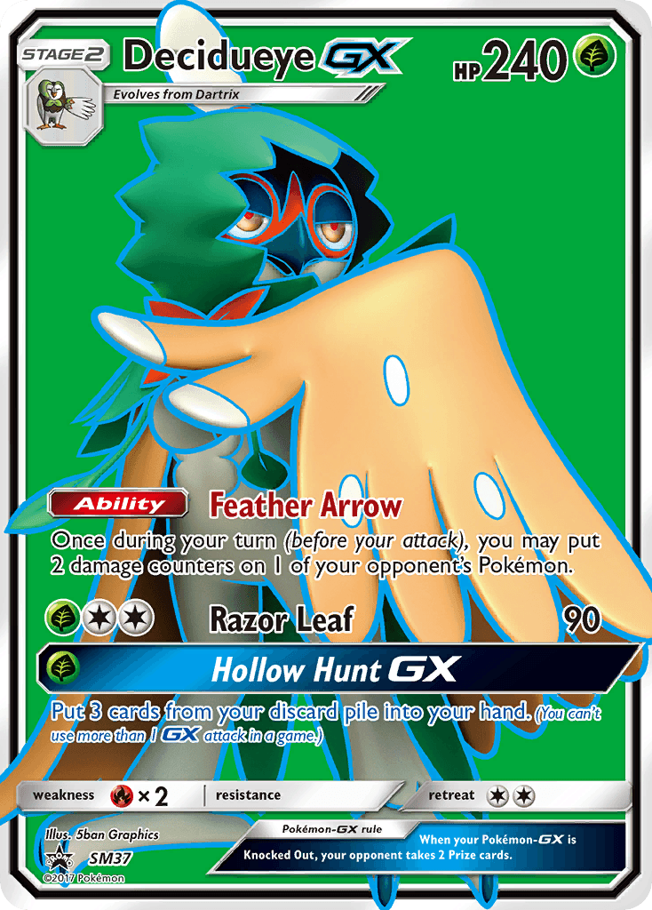 Decidueye-GX from SM Black Star Promos