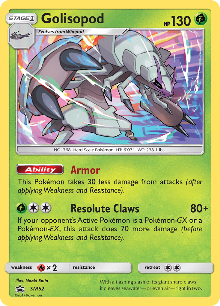 Golisopod from SM Black Star Promos