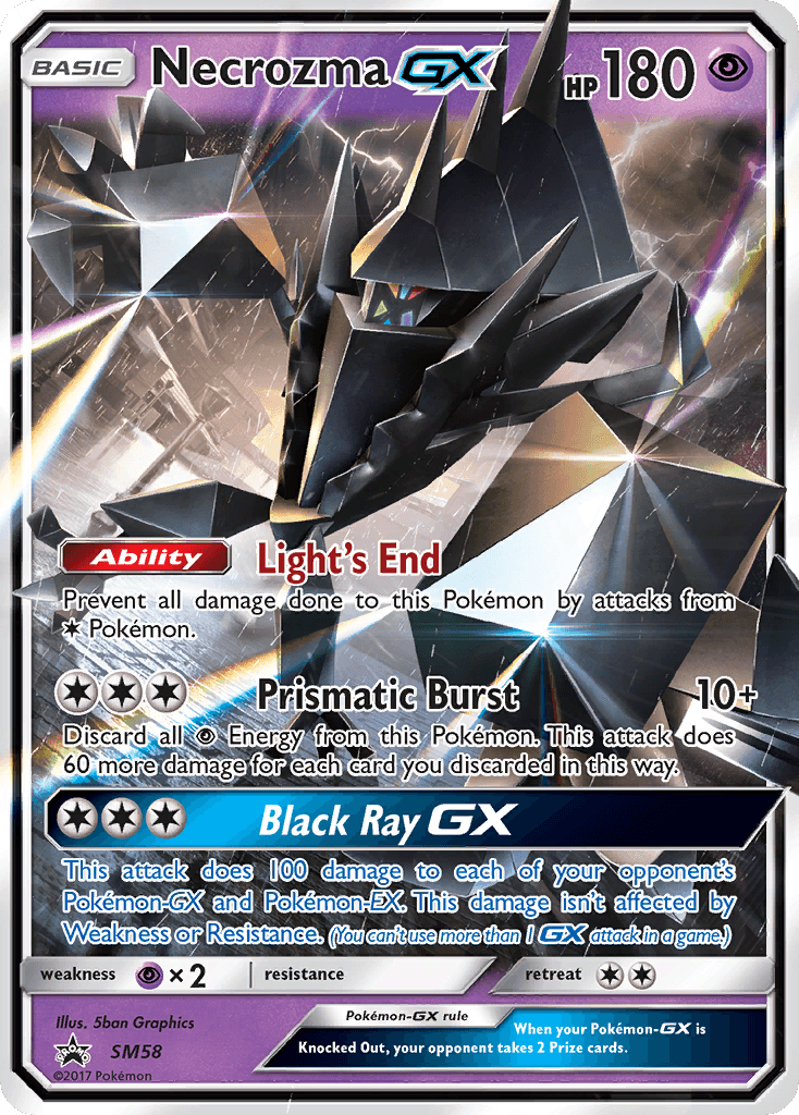 Necrozma-GX from SM Black Star Promos