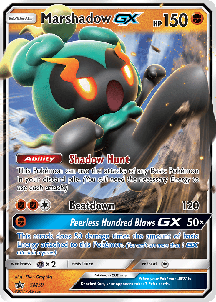 Marshadow-GX from SM Black Star Promos