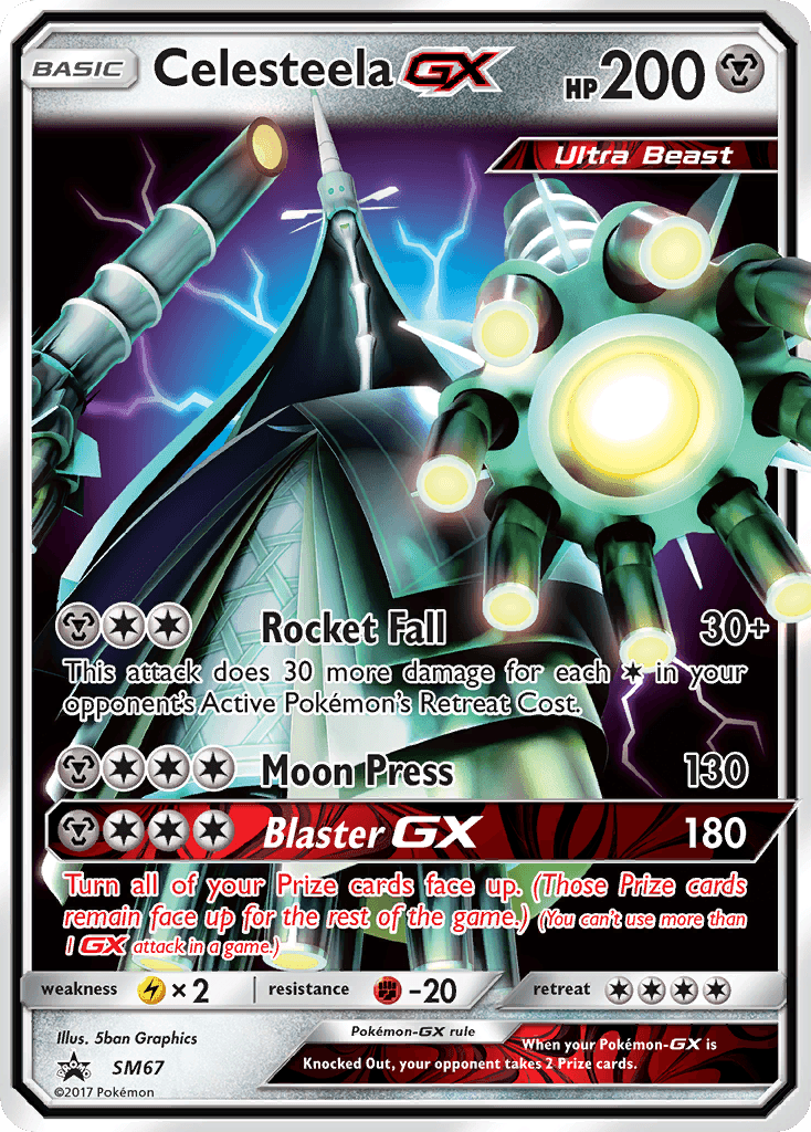 Celesteela-GX from SM Black Star Promos