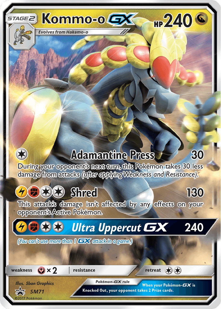 Kommo-o-GX from SM Black Star Promos