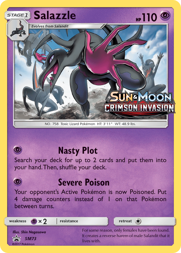Salazzle from SM Black Star Promos