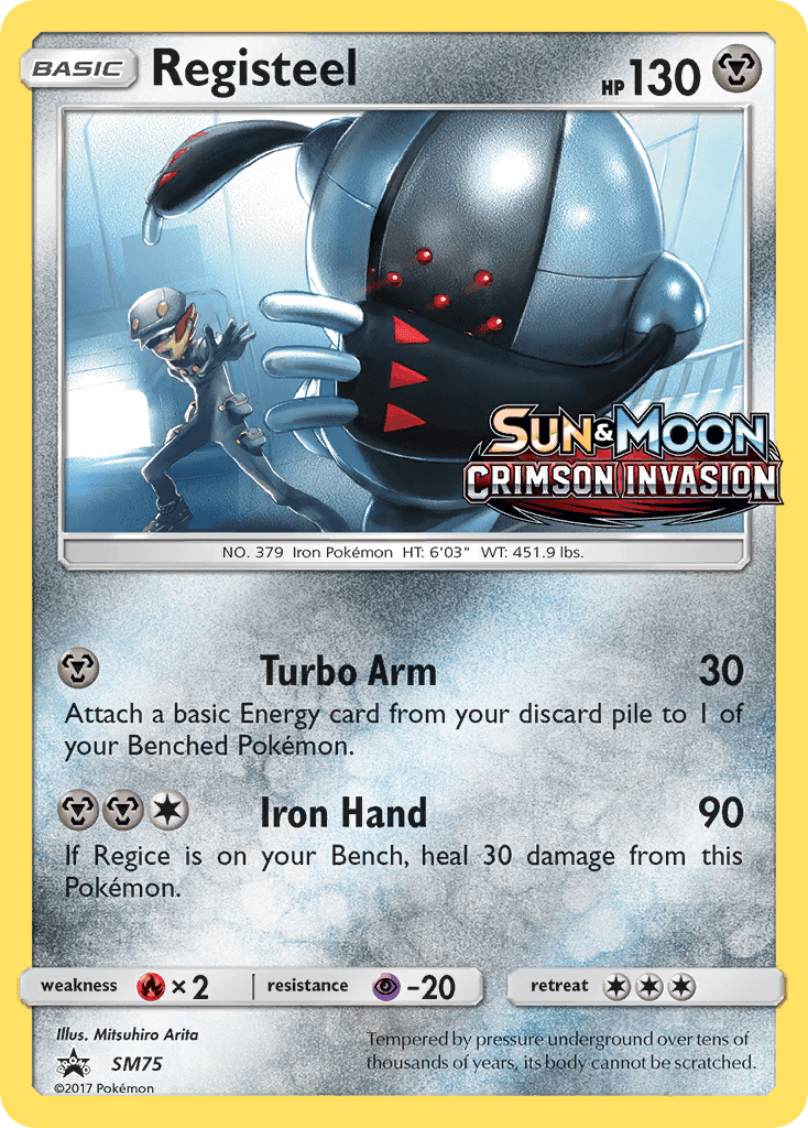 Registeel from SM Black Star Promos
