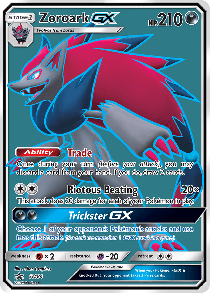 Zoroark-GX from SM Black Star Promos